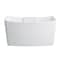 Aqua Eden 51.19 L, 27.75 W, Glossy White, Acrylic VTSQ512827S - alternate 6